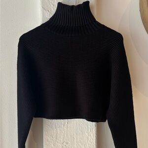 Black Turtleneck Sweater